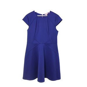 Ted Baker Royal Blue Eebrr Skater Dress Size 5 - US 12